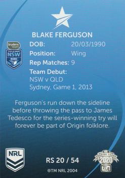 2020 NRL Traders - Representative Stars #RS20 Blake Ferguson Back
